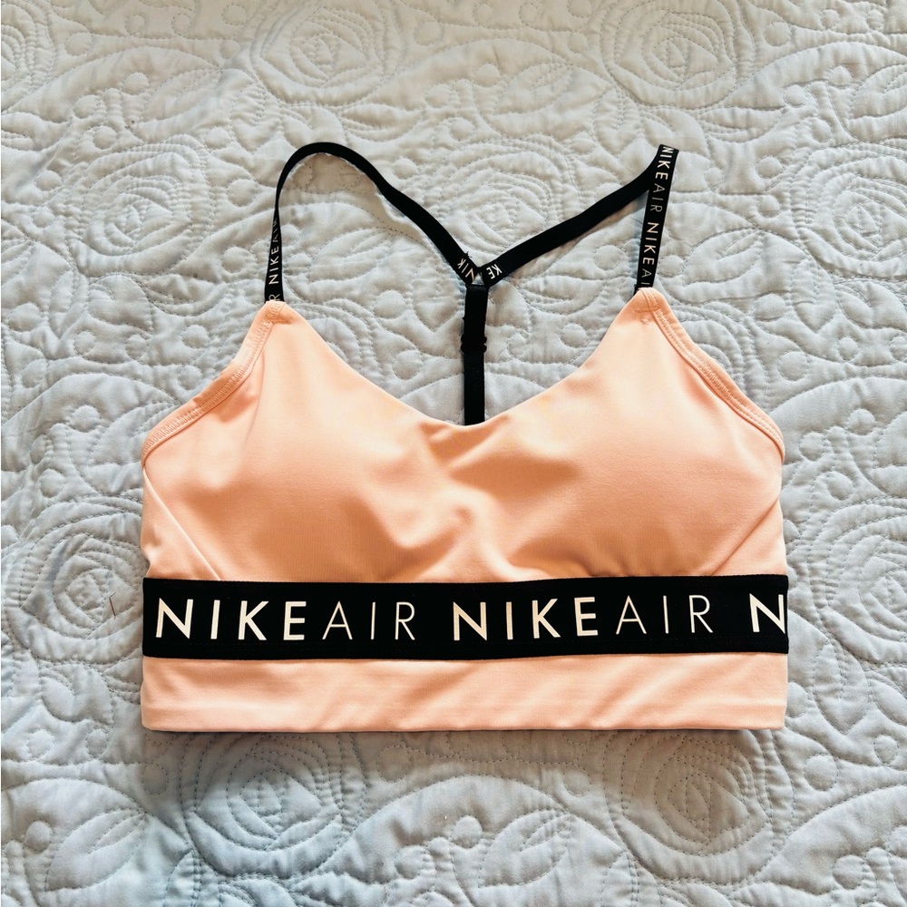 Nike Pink Sports Bra with Adjustable Straps